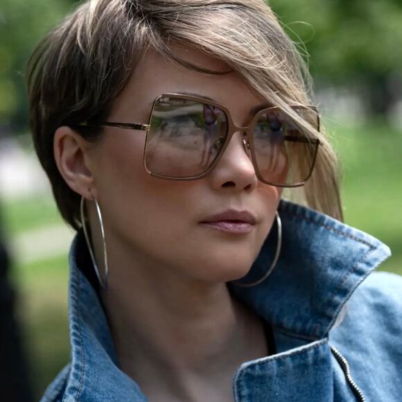 New, MAXMARA Sunglasses Weho MM0070-H 34K Authentic - Picture 1 of 13